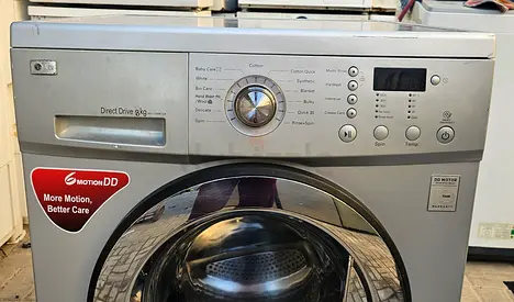 LG washing machine 8kg for sale