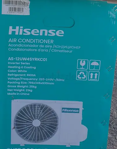 Limited offer Hisense brand new DC inverter 1ton warranty 5  1 year installation 300 aed