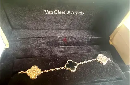 Van Cleef  Arpels master copy 1of1 Alhambra Style Bracelet - 3 Motifs (Preowned)