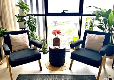 Pair of Mid-Century Modern Accent Armchairs