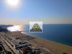 Luxury 3 Bedroom Apartment for Annual Rent Corniche Towers Ajman Full Sea View High Floor European L