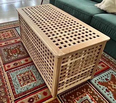 Ikea coffee table with storage