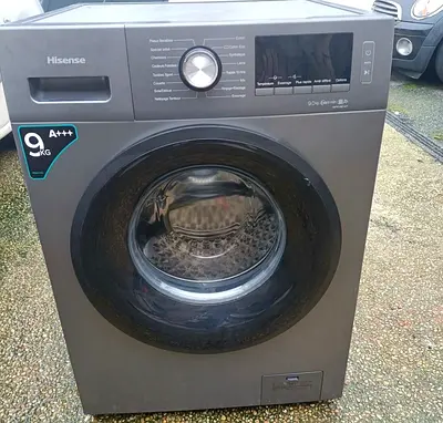 Hisense 9kg Front Load Washing Machine - A+++ Energy, Dark Grey