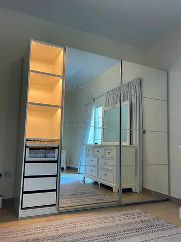 Full bedroom from Home Center  wardrobe from IKEA