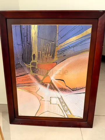 Wooden walnut colour Frame artwork