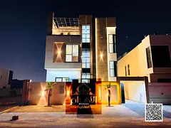 A luxurious villa with a modern design and super deluxe finishing, fully furnished, located in a pri