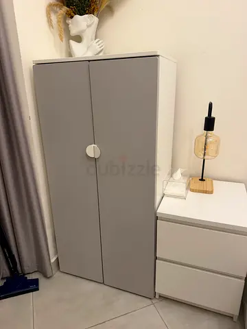 small grey closet
