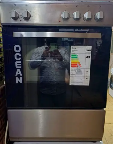 Cooking range Gas and Electric Hob combination