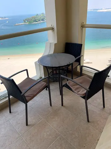 Balcony table chair set