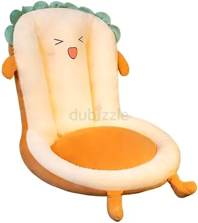 Cute Kawaii Plush Floor Sofa Chair | Soft Cartoon Kids Seat Description:
