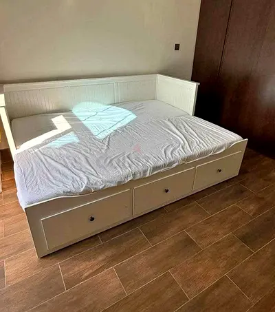 Ikea hamnes day bed with 2 mattress and 3 store Drawer underneath is available in excellent conditio