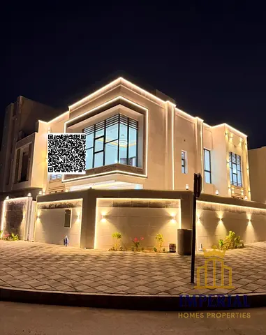 فيلا جديده زاويه شارعين (G+1+Roof ) تصميم مميز وتملك حر للجميع