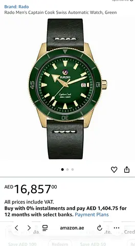 Limited Edition Rado Captain Cook Bronze 42mm – Green Dial (Full Set)