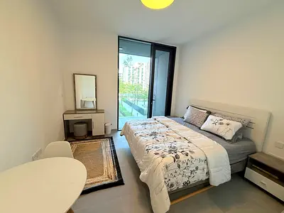Fully Furnished Luxury Studio With Balcony And Pool View Available For Rent In Al Jada