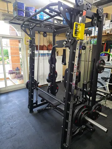 Commercial Smith Machine / Functional Trainer with bench ,  without Weight Plates ,