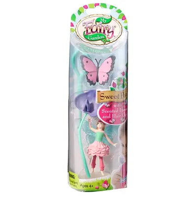 Garden Fairies Sweet Pea Fairy with Scented Flower and Hairclip BRAND NEW