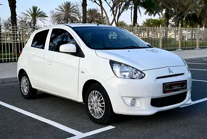 FREE REGISTRATION - GCC -  MITSUBISHI MIRAGE GLX 2014 - LOW MILEAGE - WELL MAINTAINED