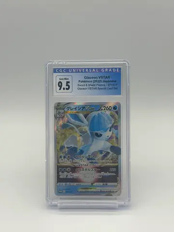 CGC 9.5 Glaceon VSTAR Pokémon Card — Graded Rare Collectible