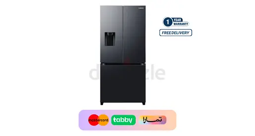 Samsung French Door Refrigerator with Bottom Freezer and Water Dispenser
