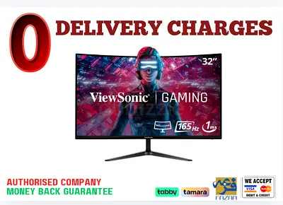 ViewSonic 32 inch Curved Gaming Monitor - 165Hz
