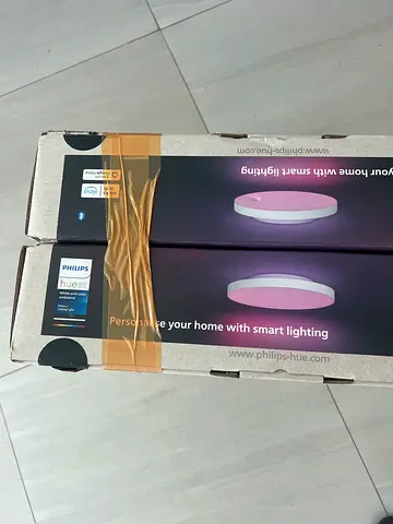 Philips Hue Datura White  Color Ambiance Smart Panel Ceiling Light (2-pack) - New in Box