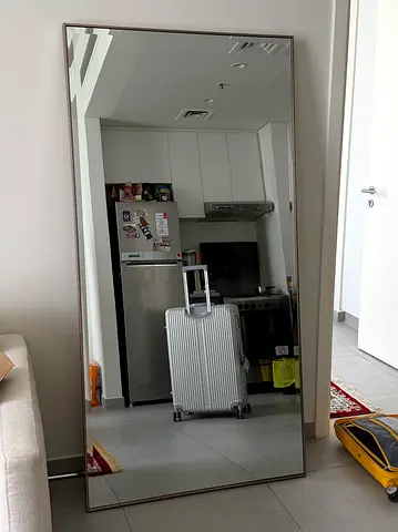 Huge Mirror 182×92 cm Metallic Frame