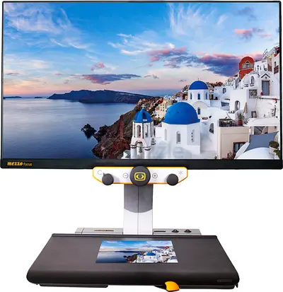 The compact desktop video magnifier جهاز تكبير فيديو مكتبي مدمج  MEZZO