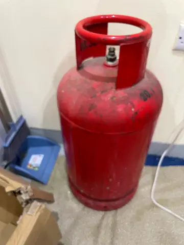 Used Red LPG Gas Cylinder (Household) - Good Condition