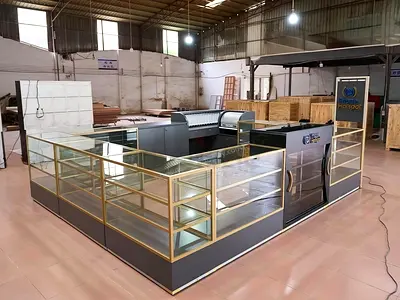 Premium Modern Retail Display Kiosk