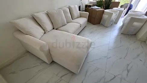 Ikea gronlid L shape sofa bed with mattress