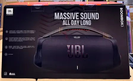 JBL Boombox 3 Portable Bluetooth Speaker - Brand New in Box
