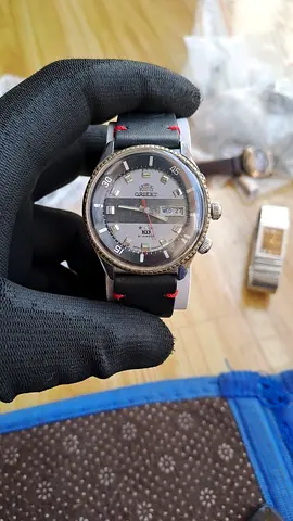 Orient King Diver GS469620-7c PT Vintage Men’s Watch used strap aftermarket 1970-1979 watch