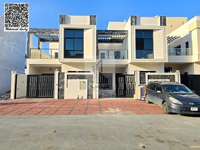 Modern Villa with Rooftop for Sale in Ajman – Registration and Ownership Fees Included