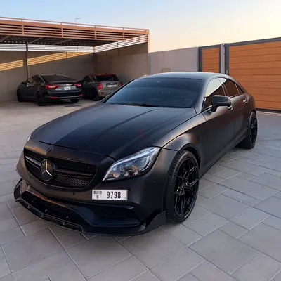 CLS 500 2014 - 63 body kit - black matte ppf -GCC Specs - Excel