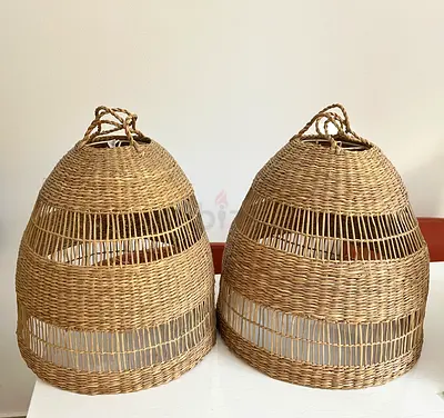 2 IKEA TORARED Pendant Lamp Shades