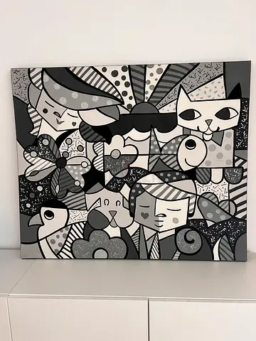 Romero Britto painting