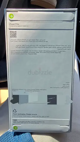 Iphone 17 Pro 512 GB NEVER OPENED STILL IN BOX
