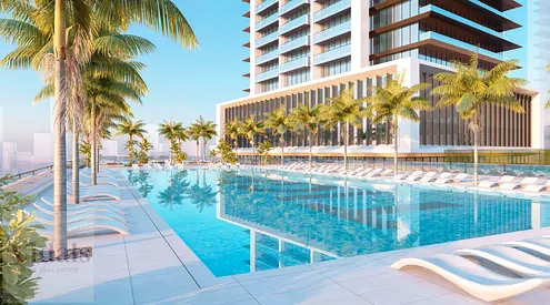 Modern Furnished 1BR Apartment | Downtown Skyline View | Auresta Tower JVC