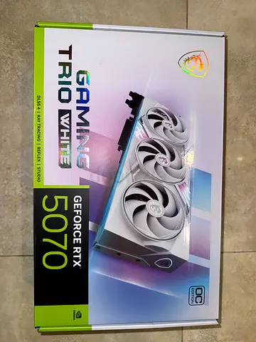 MSI GeForce RTX 5070 12G White Gaming Trio OC