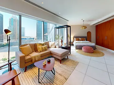 Furnished Unit | DIFC & SZR Skyline View | Studio