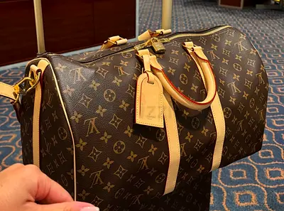 Louis Vuitton Keepall 50 Monogram Travel Duffel Bag - Good Condition