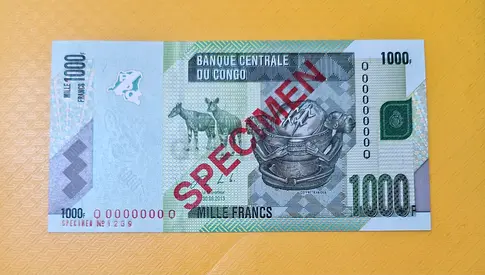 2013 Congo Specimen UNC