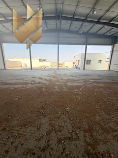 Factory or yard for rent in Al Sajaa Industrial Area, with an area of 10,000 sq ft, 70 kW electrici