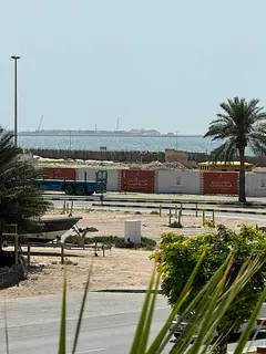 Luxurious 2BR apartment | living room - majlis for annual rent in Sharjah | Sea view in compound |