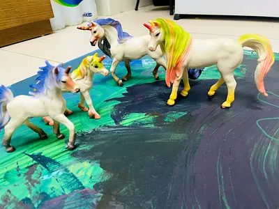 Limited Collection Set of 4 Unicorn Figurines. Excellent decoration