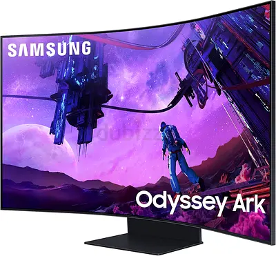 SAMSUNG Odyssey Ark 55-Inch Curved Gaming Screen, 4K UHD 165Hz 1ms (GTG) Quantum Mini-LED Gamer Moni