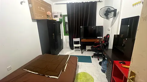 Family room with sharing washroom