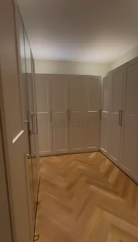 IKEA PAX-style Built-in Wardrobe Units — White.