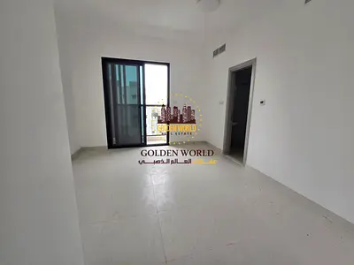 Two-bedroom apartment for rent in Sharjah, Al Qulai’a area, first tenant, open view, new energy-sav
