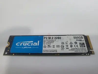 Crucial P2 500GB M.2 NVMe SSD (2280) - Good Condition
